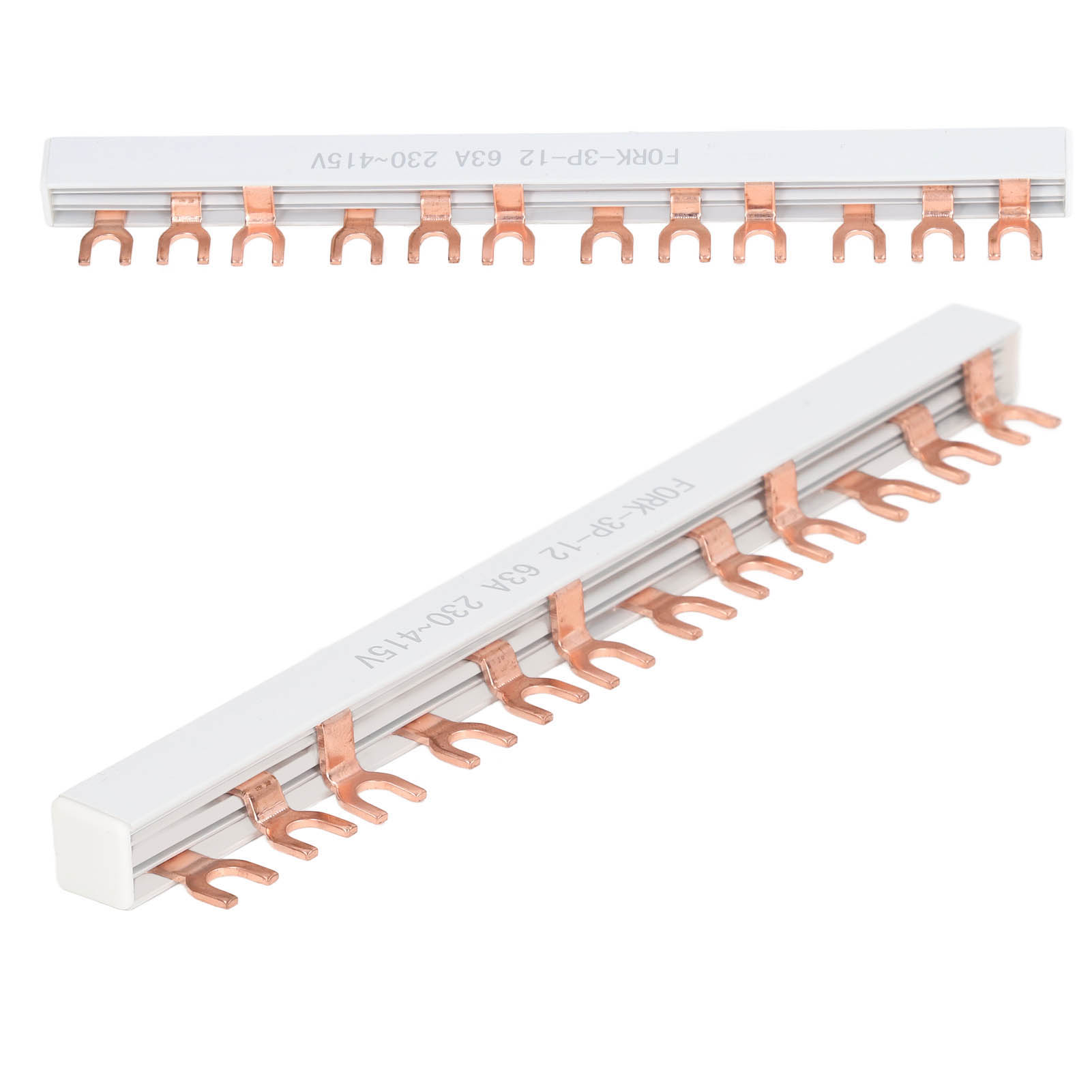 230-415V Screw Terminal Block 12 Positions Terminal Barrier Strip Connector 63A. 