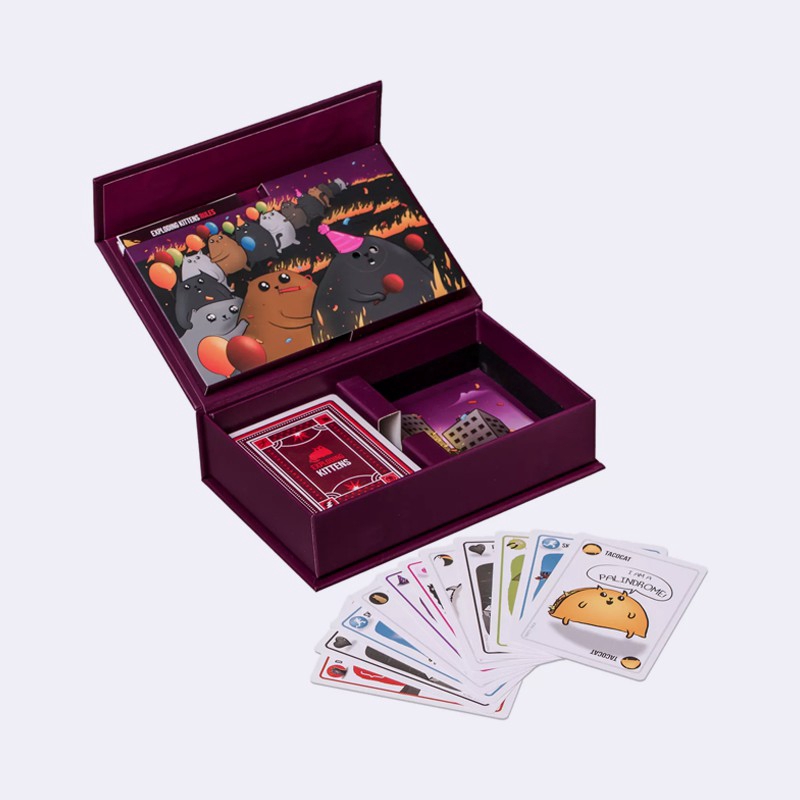（New）Exploding Kitten Card Game-Party Pack (no muic). 
