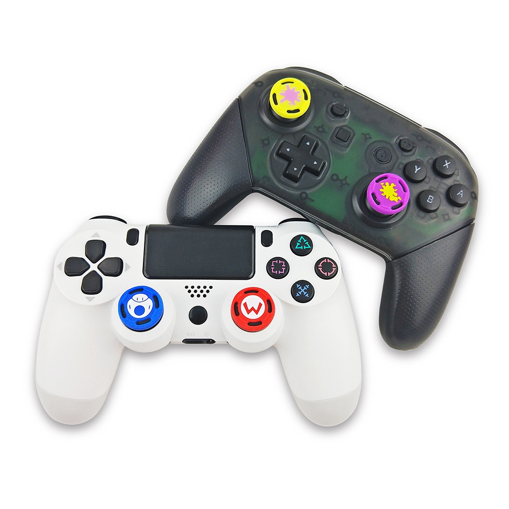 Joystick Thumbstick Grips Caps Cover 8PCS Replacement Silicone Analog Controller Thumb Stick Grip Cap For Switch PRO. 