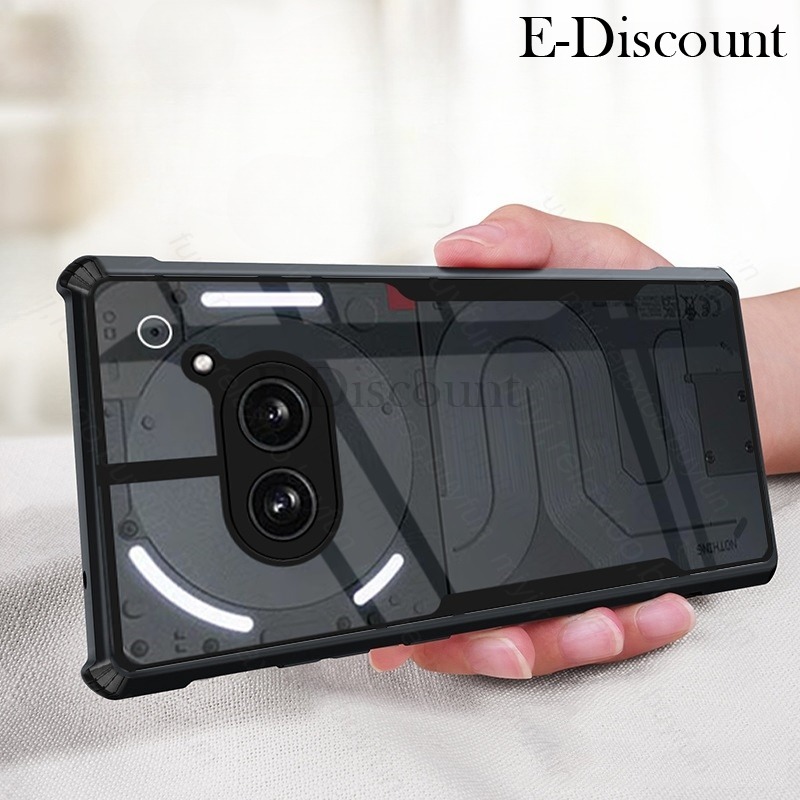New Phone Case For Nothing Phone 2A Cover Transparent Protector with Soft Frame and Hard Armor Shell for Nothing Phone 2A Case. 