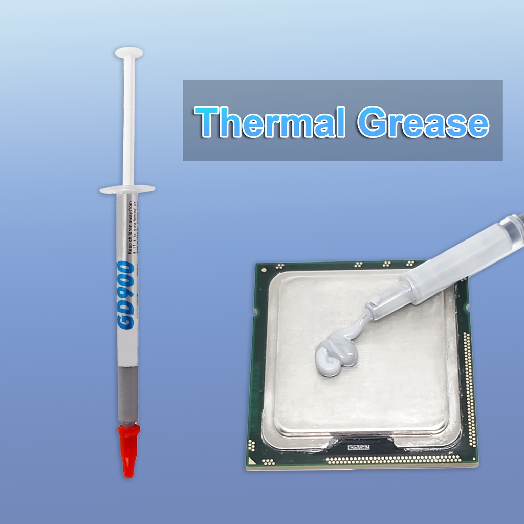&lt;WholeSale&gt; 3Pcs GD900 Thermal Paste Effective Low Consistency Compound CPU 4.8WM-K Cooling Grease for Motherboard. 