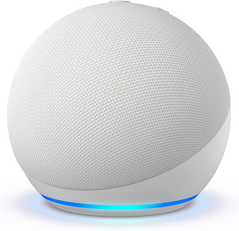 5th Gen Amazon Echo Dot Smart Speaker with Alexa, Improved Sound, Smart Home Control, Privacy Features, and Climate Pledge Friendly Design. 