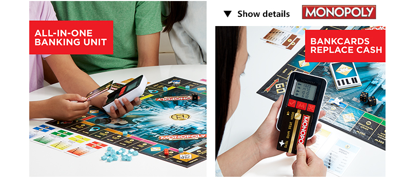 Hasbro Gaming New Monopoly Ultimate Banking Multiplayer Board Game Electronic Credit Card. 