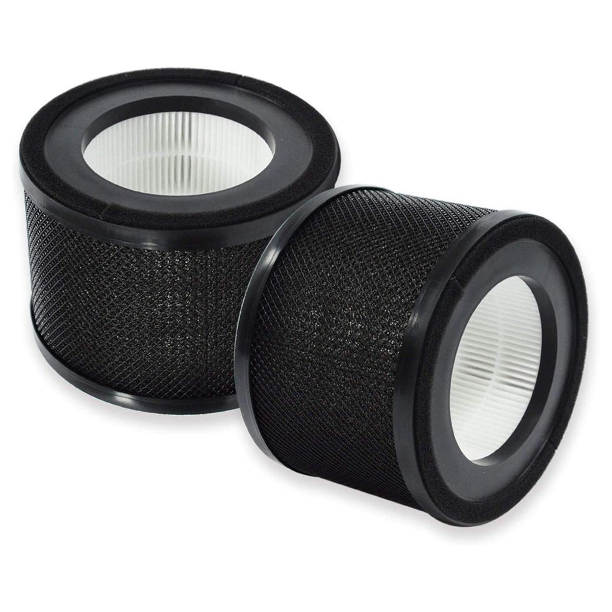XHHDQES 2-Pack Replacement TRUE HEPA Filters Compatible for TaoTronics TT-AP001 and VAVA VA-EE014 Air Purifiers