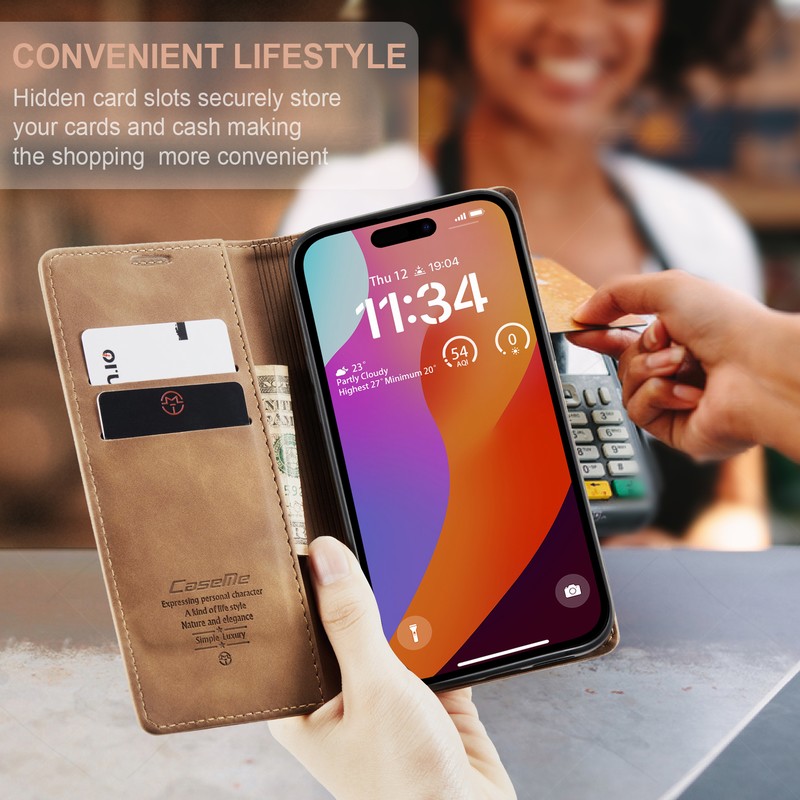 Set of Magnetic Flap Hands SE 5 S Xs Xr3 12 M5 Pro for Iphone 1Max 14 Pro 1ini 11 7 8 6 Plus Matte Leather Money Maker Bag Cover. 