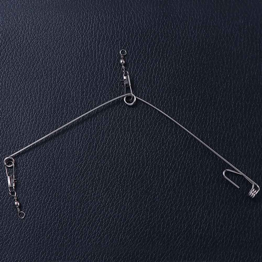 Universal Fishing Tackle Automatically Catch Fish Device Full Speed Fishing Artifact Spring Ejection Hook Trigger Spring Hook Automatic Fishing Device Automatic Fishing Hook. 