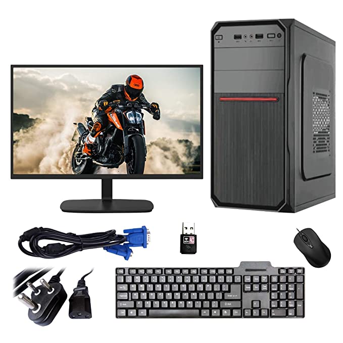 Intel Core i5 RAM 8GB SSD 120GB Graphics 2GB Built in Gaming PC Win 10 64 Bit And 'Monitor 17 inch'  Full NEW Desktop Computer Set. 