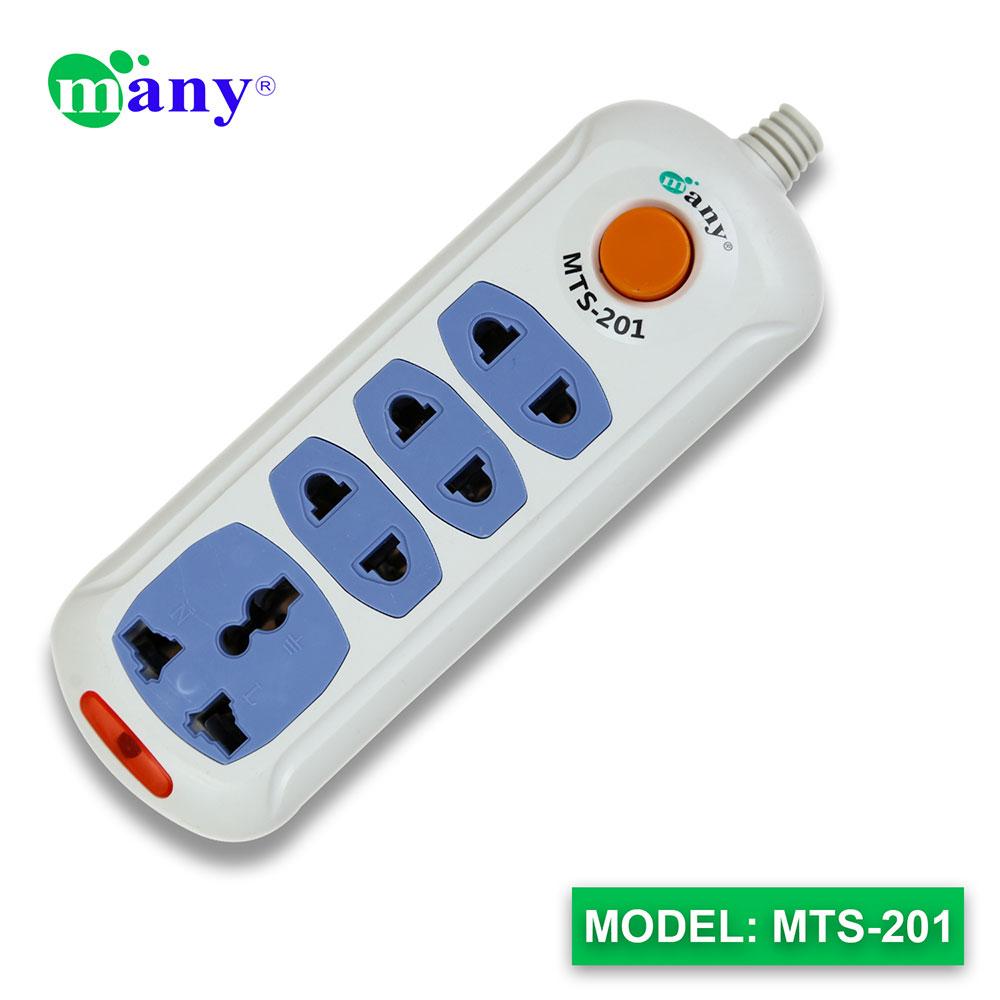 Multiplug Many 4 Port Socket MTS-201=2m - Multi Plug-7 Fit/Hand Copper Wire. 