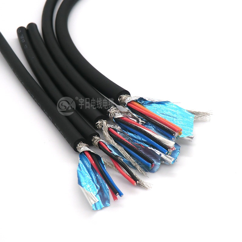 【VisioN Shop】5 Core Flexible Shielded 0.14,0.2,0.3mm² Control Wire  Tinned Pure Free 5m. 