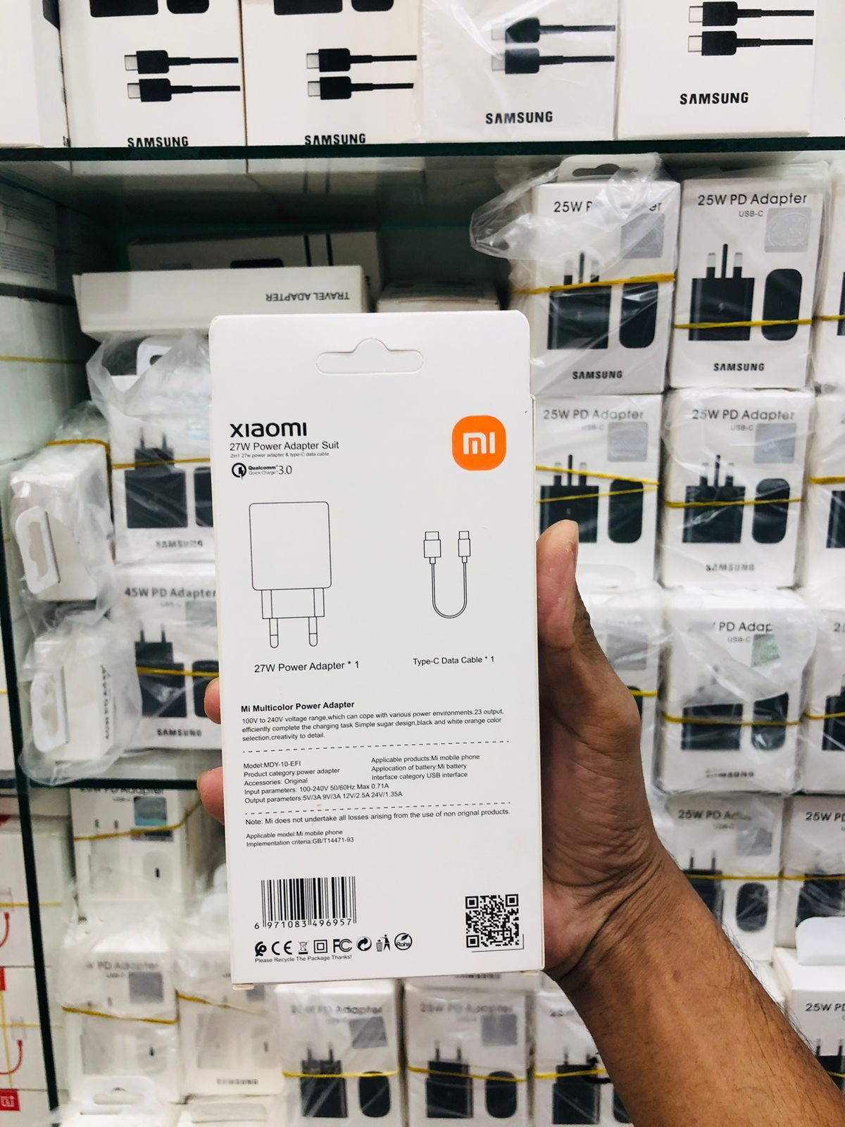 Xiaomi 27w Fast Charger With Type-C Cable. 