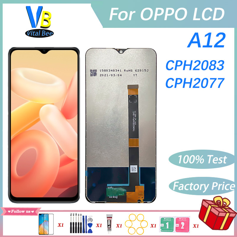LCD Replacement For Oppo A12 LCD CPH2083 CPH2077 Display Touch Screen Digitizer Assembly Replacement