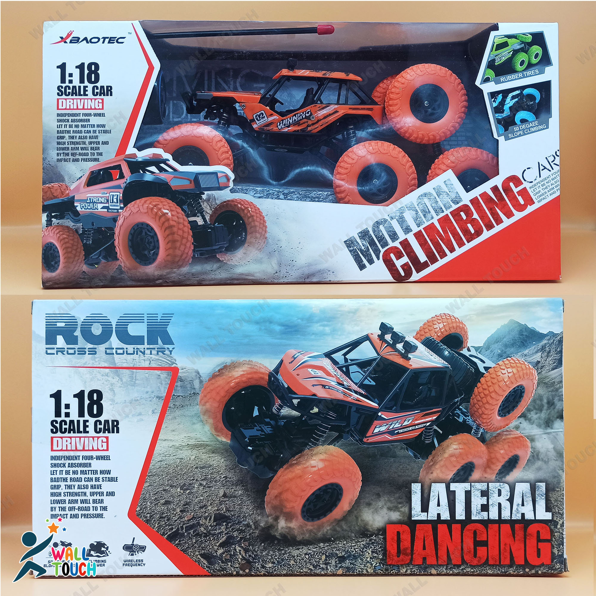 Lateral Dancing Rechargeable Big Size 360 Degree Rotating 8 Wheel Remote Control Stunt Car. 