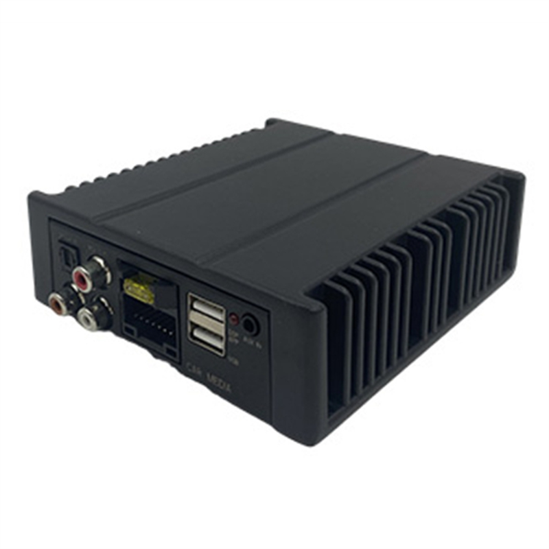 Car Digital Audio Processor 4x80W DSP Amplifier with Wiring Harness 16 Pin for Auto Radio Stereo USB AUX Android