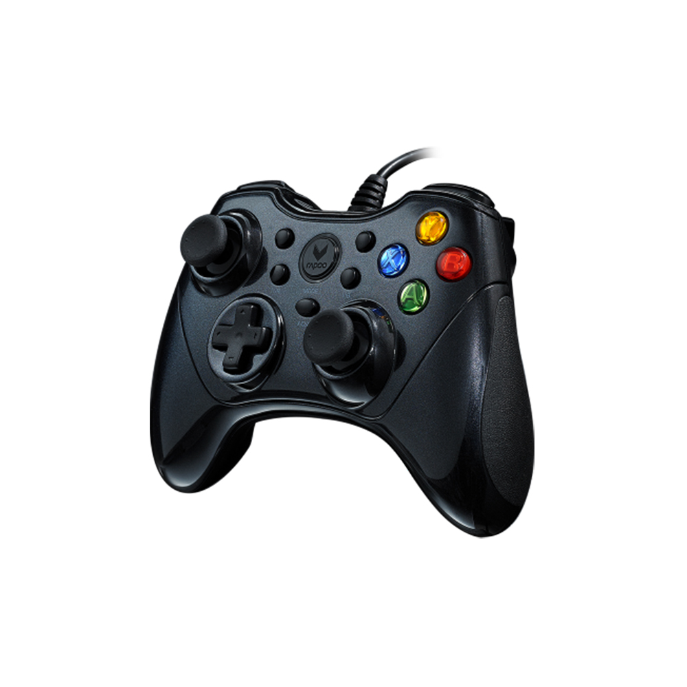 Rapoo VPRO V600 Wired Vibration Gamepad X/D/A three modes Suitable for PC/PS3/Android platform. 