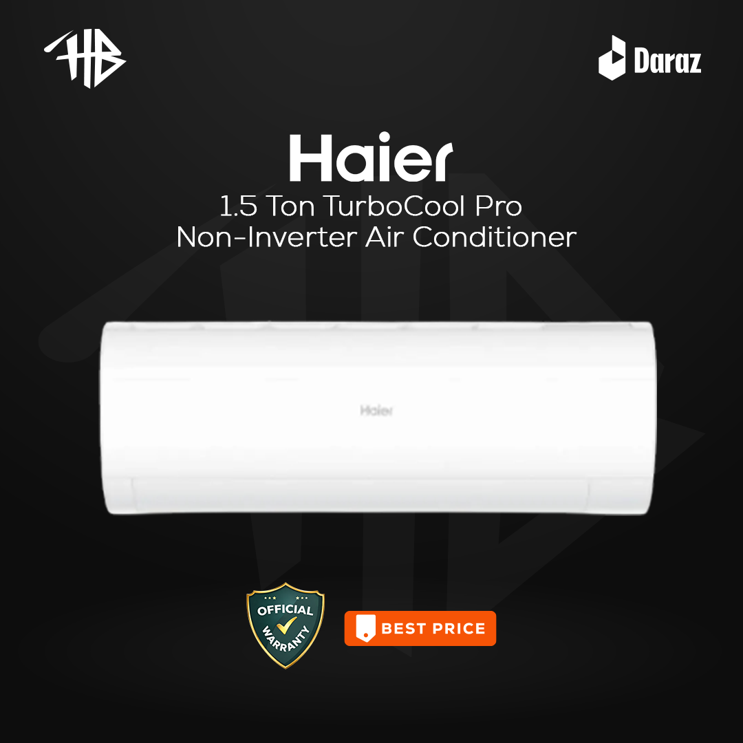 Haier 1.5 Ton TurboCool Pro Non-Inverter Air Conditioner
