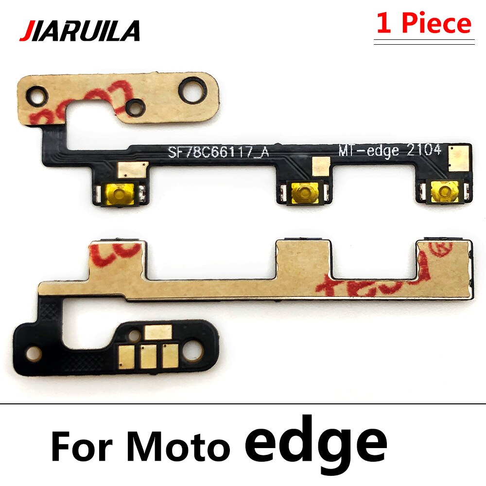 10Pcs Volume Button Power Switch On Off Button Flex Cable For Motorola MOTO G10 G20 G30 G50 G100 One G 5G Power Stylus Edge Pro. 