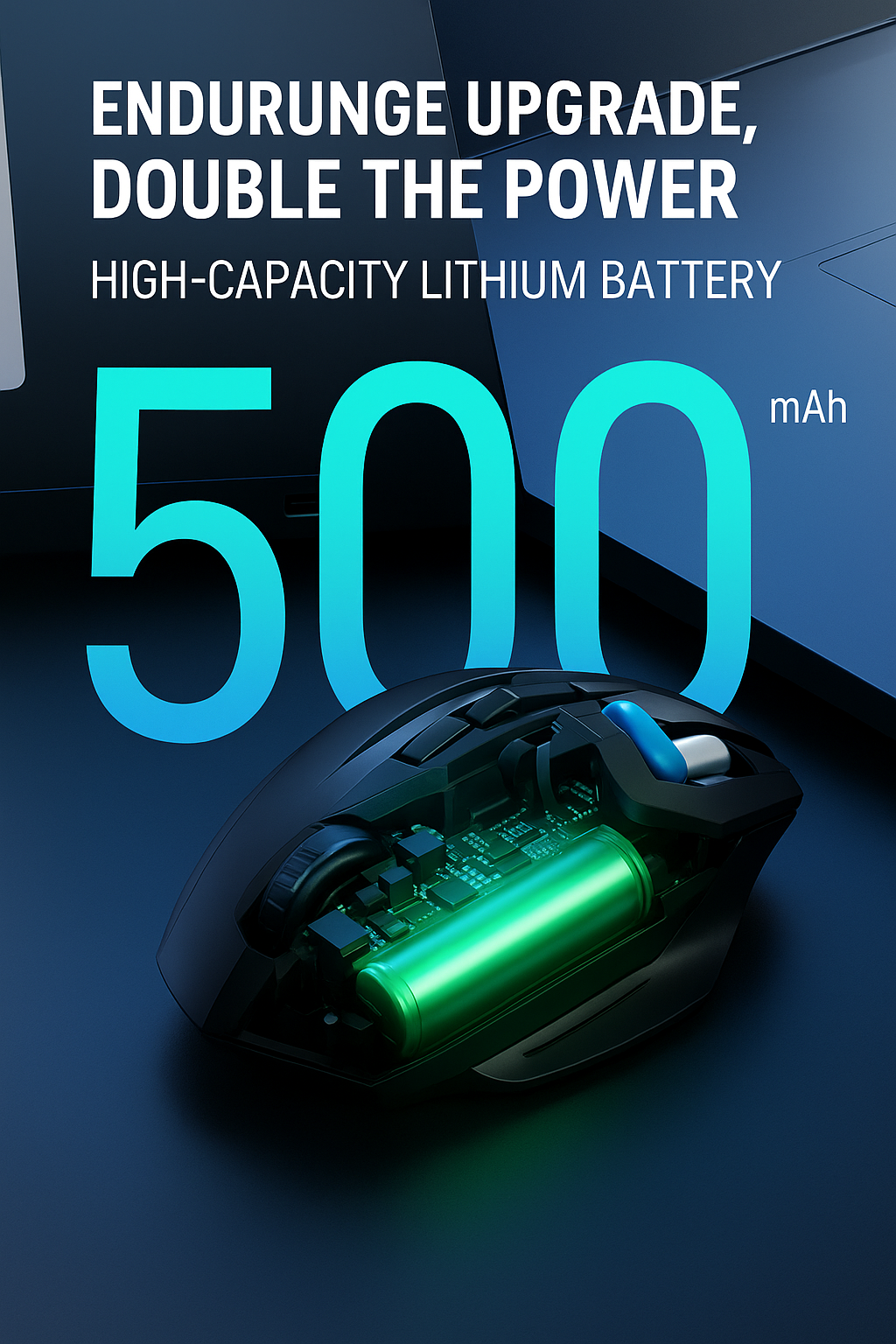 Rechargeable wireless mouse infinik M6PDD GAMING MOUSE. 