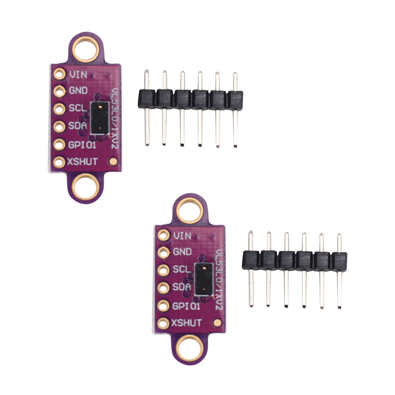 2X VL53L0X Time-Of-Flight Distance Sensor GY-VL53L0XV2 Module for Arduino. 