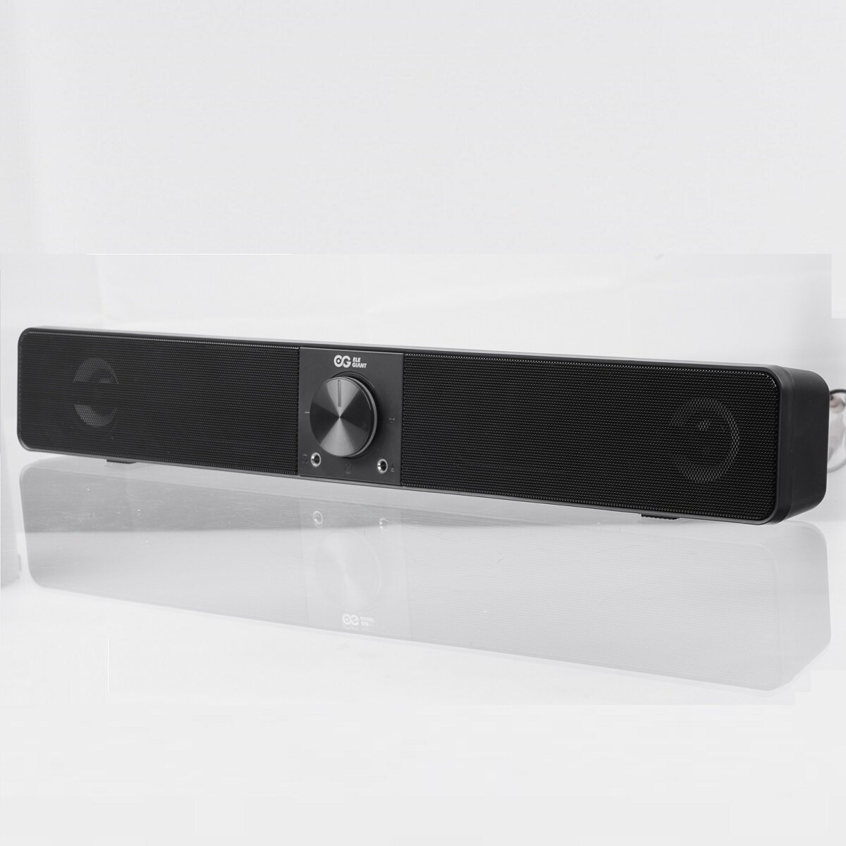ELEGIANT SR200P 10W Wired Computer Speakers Soundbar with 3 Light Mode Enhanced Stereo USB Powered. 