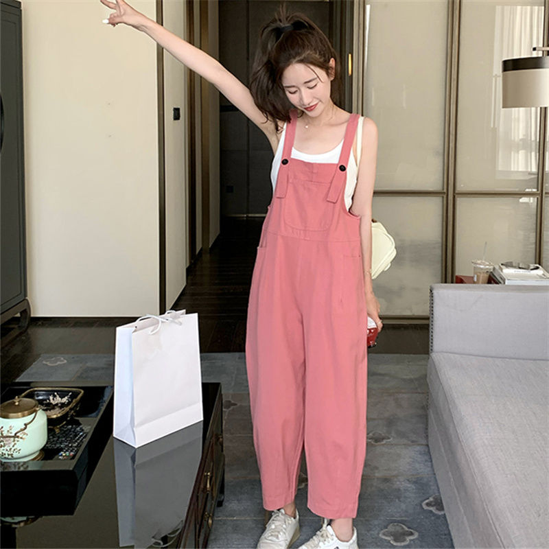 Jumpsuits Women Fashion Design Sashes Spring New Korean Style Leisure  Schoolgirls Solid All-match Empire Ankle-length Daily Ins - AliExpress