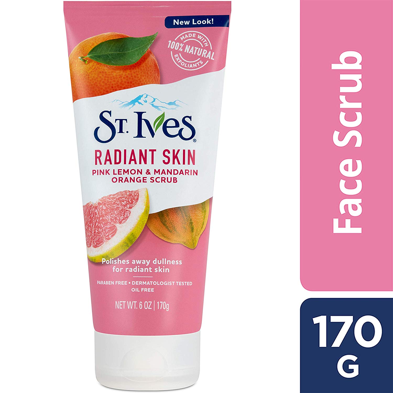 St. Ives Radiant Skin Pink Lemon & Mandarin Orange Scrub - 170gm |  Prosadhoni.com - Makeup & Cosmetics Shop in Bangladesh