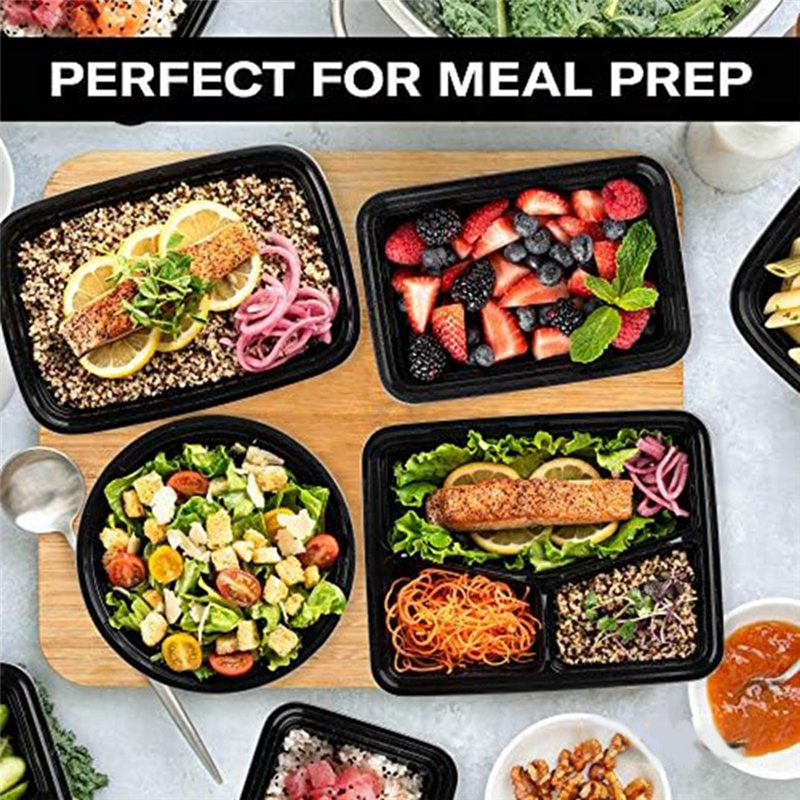 Reusable Meal Prep Containers Microwave Safe Food Storage Containers with Lids, Box to GoDishwasher & Freezer Safe. 