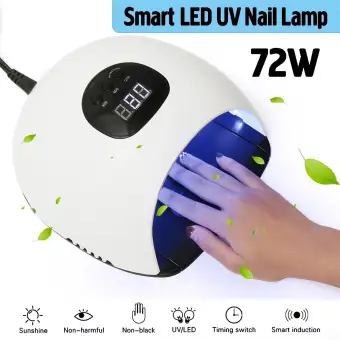 Timers 36 Led Nail Polish Dryer Cure 72w Uv Light Auto 3 Lamp Gel cARL345jqS
