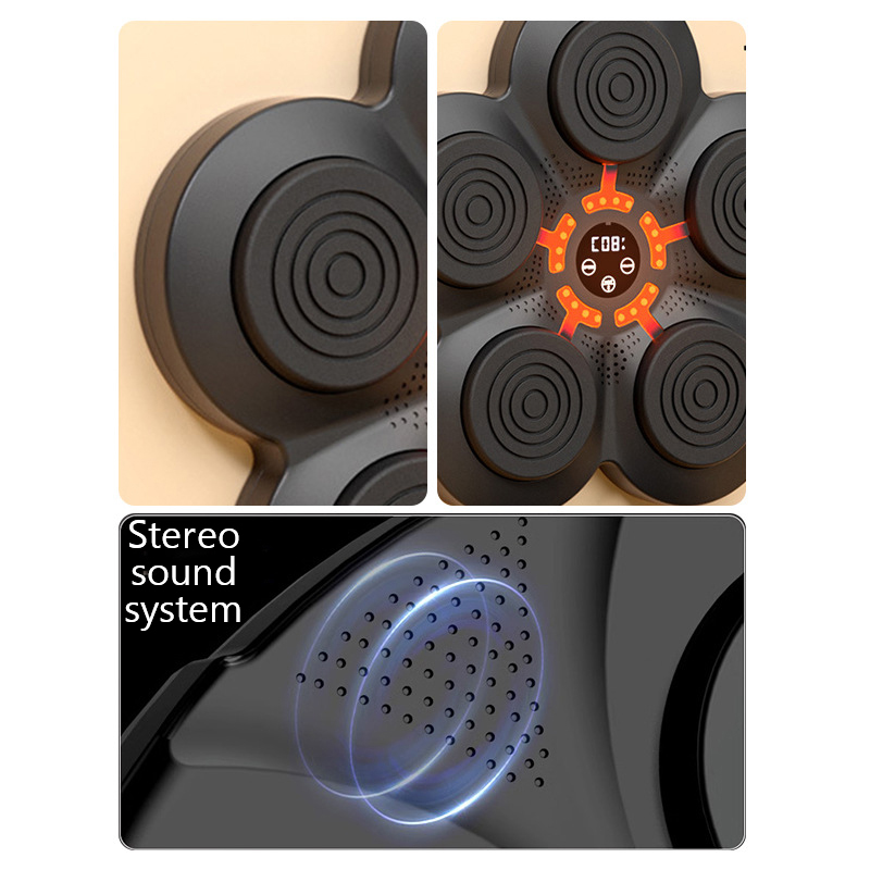 Smart Music Boxing Machine Wall Target LED Lighted Sandbag Relaxing Reaction Training Target For Boxing Sports Agility Reaction Demoo. 