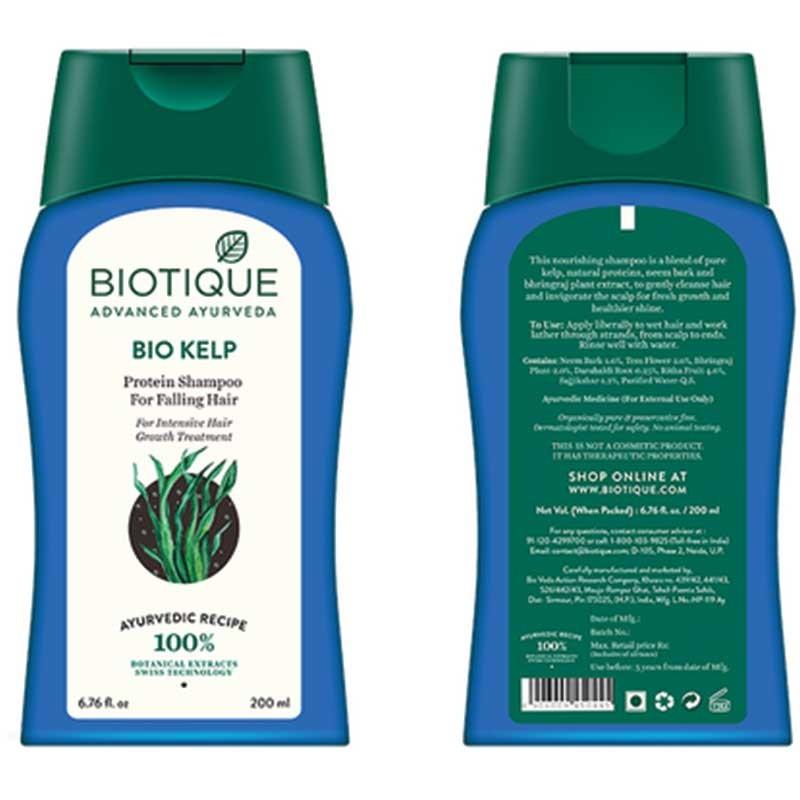 Biotique Bio Kelp Protein Shampoo For Falling Hair Intensive Hair