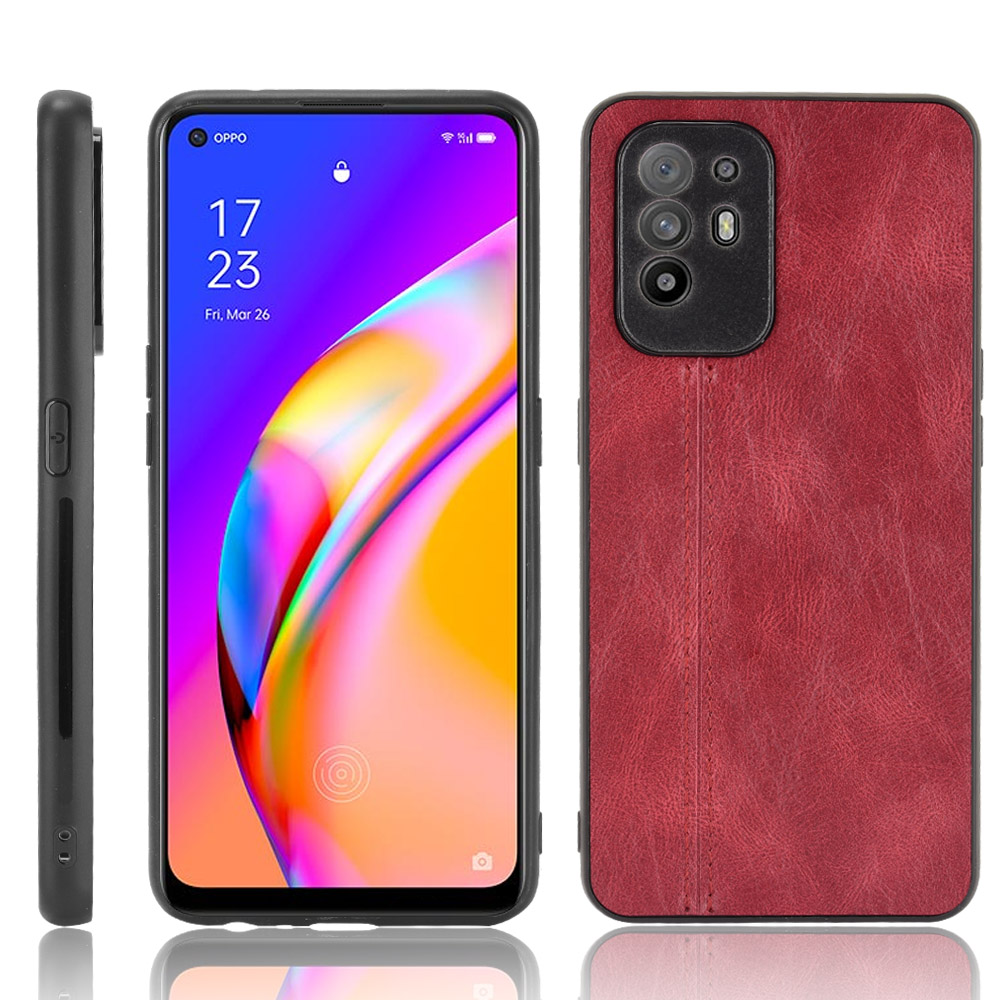 xprmy for OPPO A94 5G PU Leather Durable Hard Rubber Case Cover