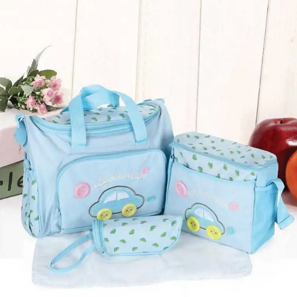Mother Bag Baby Diaper Bags Sets Multifunctional Baby Nursing Nappy Bag For Mom Organizer - 3 pcs. 