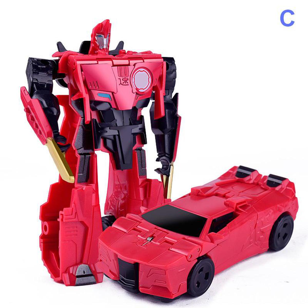 【3C VictoryEagle】Transformation Robot Car Model Action Figures Kids Toys Christmas Gifts Quality Durable