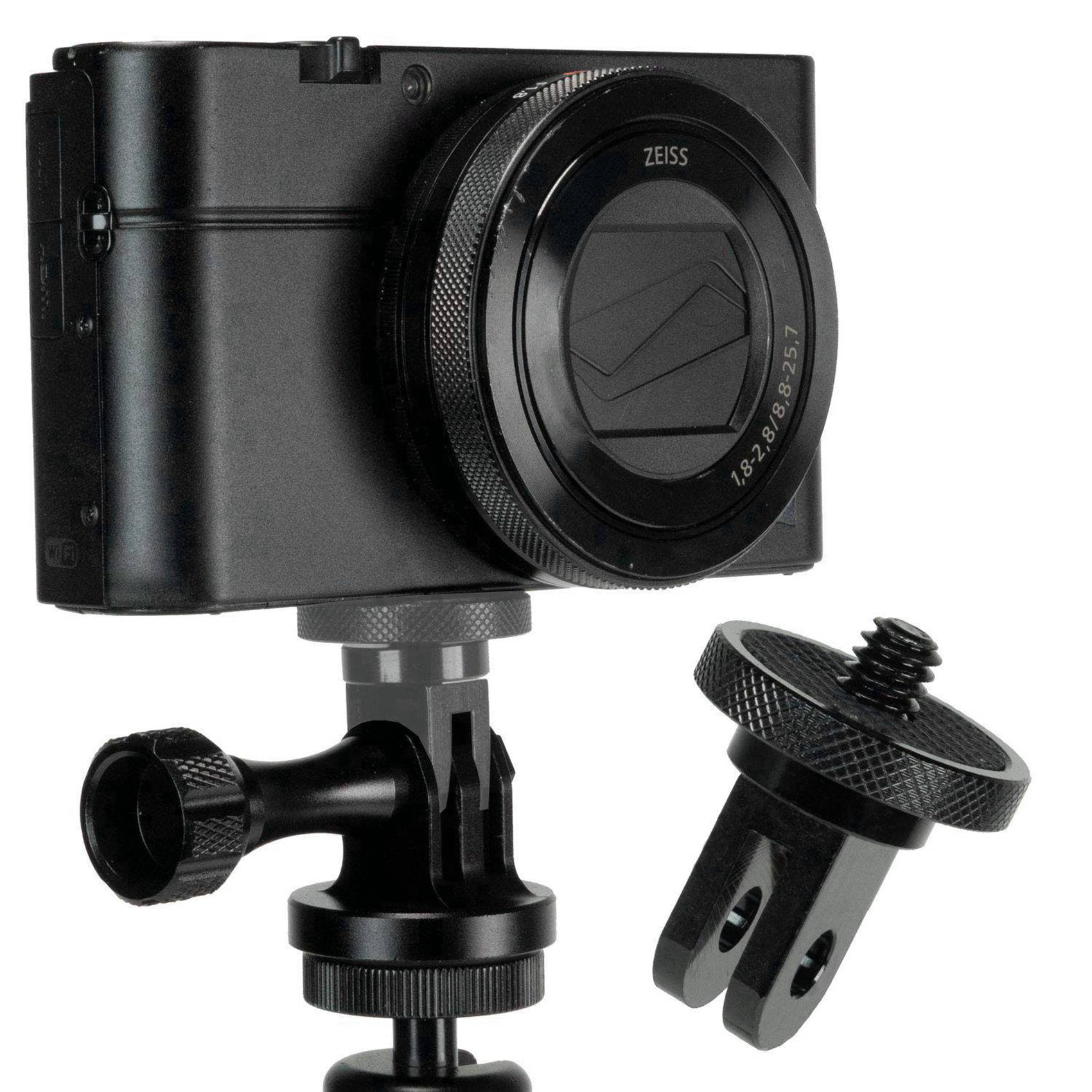 2X Camera Mount Adapter for GoPro Ecosystem - ¼-20 Conversion Adapter for GoPro Mounting System. 