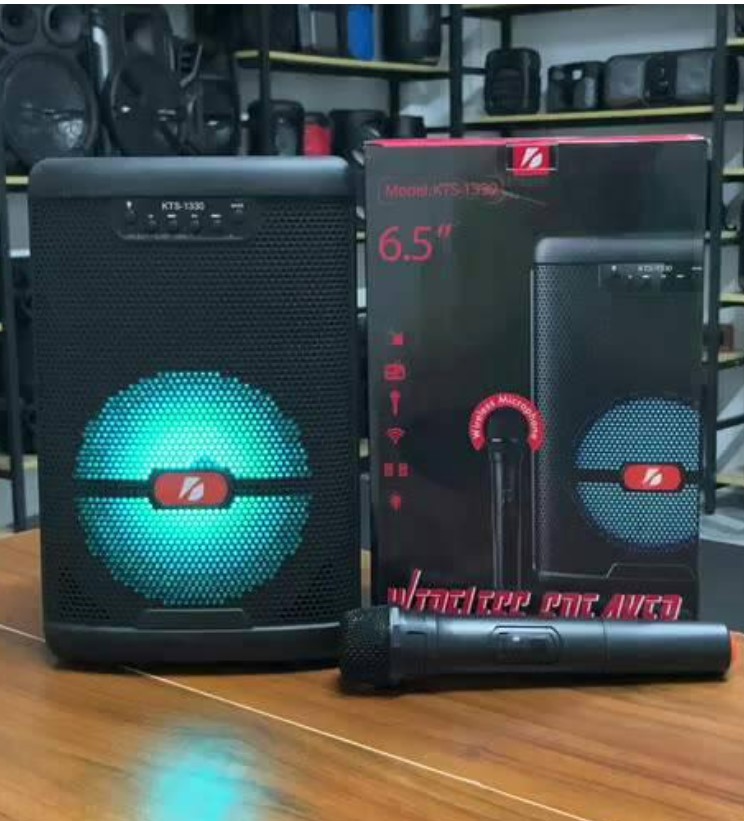 KTS 1330 Wireless Portable Bluetooth 6.5 inches Speaker with Microphone. 