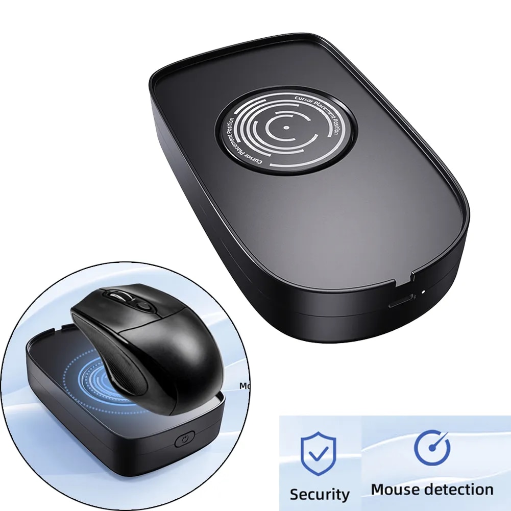 Mouse Jiggler Virtual Mouse Mover for PC, Laptop,Driver-Free Anti-sleep Automatic Movement To Prevent Computer Lock Screen