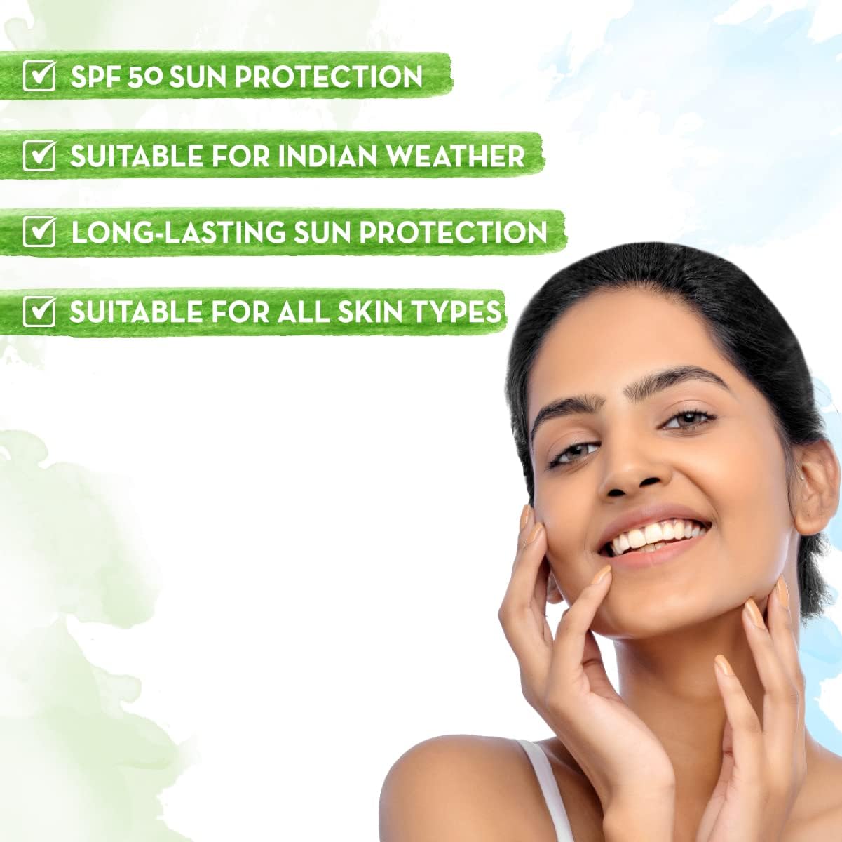 Mamaearth Ultra Light Indian Sunscreen 80ml SPF50 PA+++ with Turmeric and Carrot Seed Oil For Dry | Normal | Oily | Sensitive Skin Broad Spectrum Moisturizing UVA/UVB. 