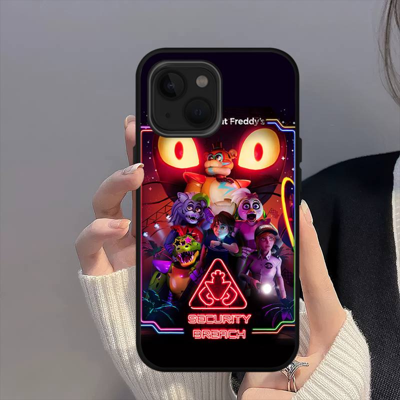 FNAF Game Security Breach Phone Case For iPhone 11 12 Mini 13 14 Pro XS Max X 8 7 Plus SE XR Shell. 