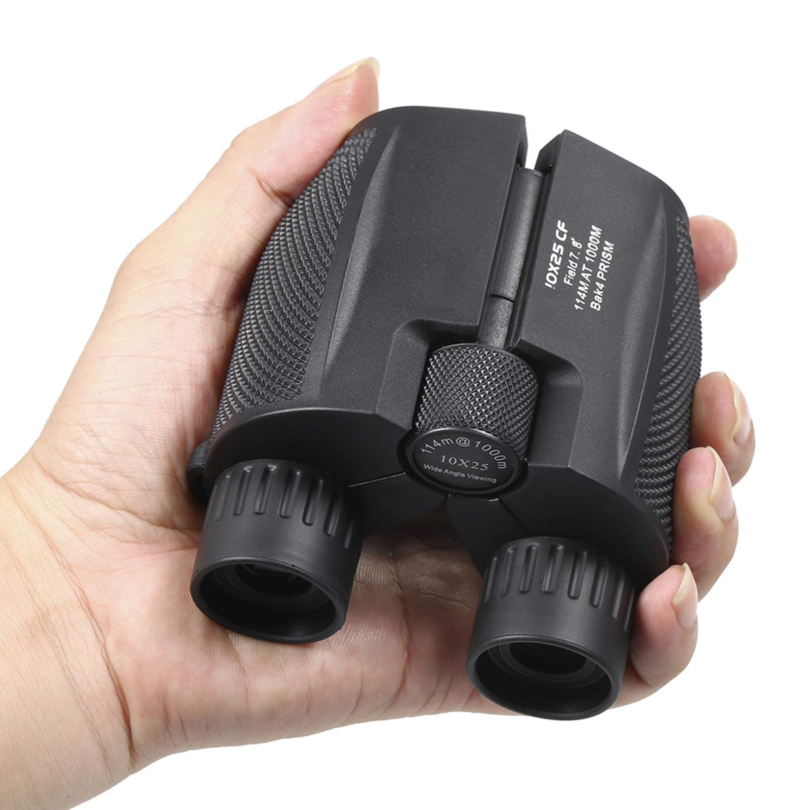 Generic 10x25 highdefinition binocular mini portable camping telescope