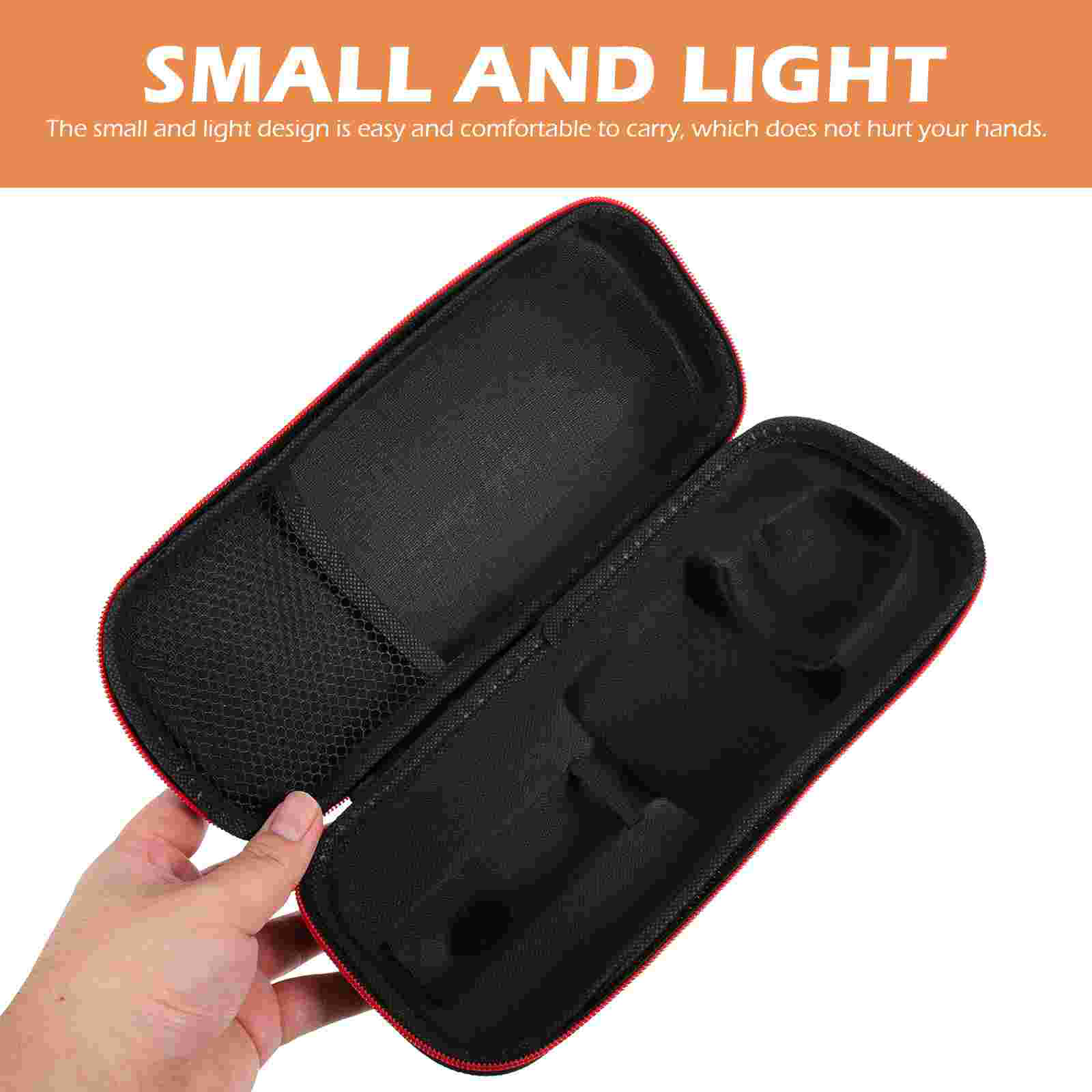 Handheld Microphone Zipper Pouch Wireless Microphone Case Mic Carrying Case Microphone Packaging Box Zipper Storage Bag. 