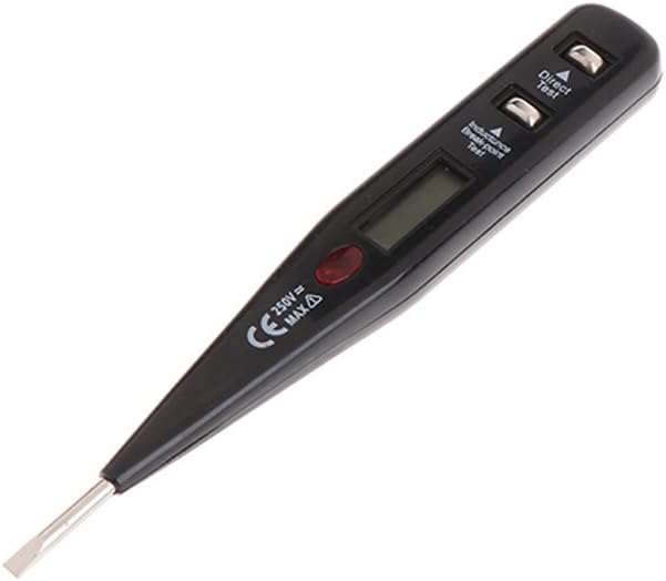 Electric Tester Pen, Digital Voltage Tester AC/DC 12-250V, Voltage Test Pencil Same as picture. 