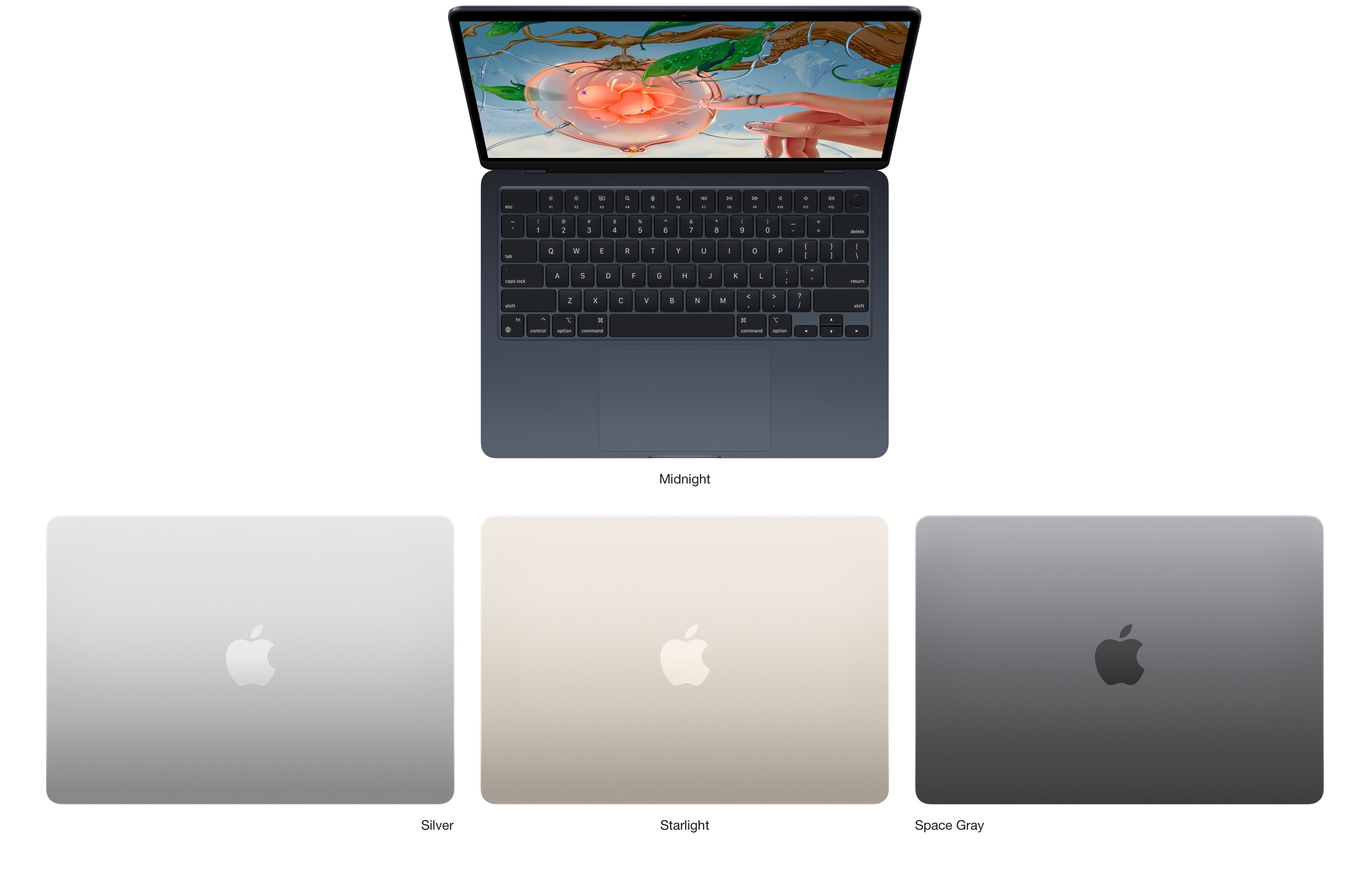 Apple MacBook Air M2 CHIP 8-CORE CPU 8-CORE GPU 13.6-inch Liquid Retina display with True Tone 8GB RAM 256GB SSD. 
