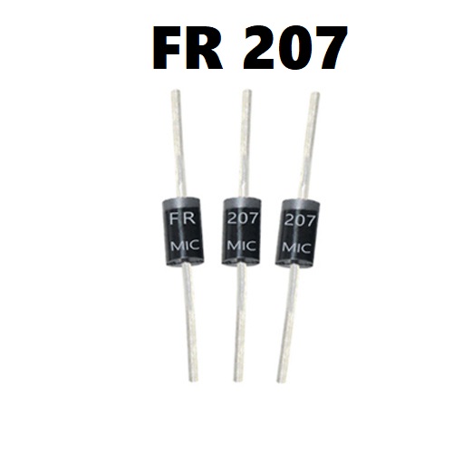 30Pcs- FR207 Diode FR207 Rectifier Diodes 1000V 2A DO-15 Package 2 Pin Leads. 
