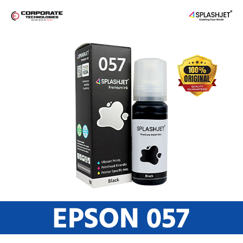 Epson 057 Splashjet Premium Refill Ink for Epson L8050, L18050 Printer . 6 Color Ink. Full Set 6 Color Ink. 70gm. 