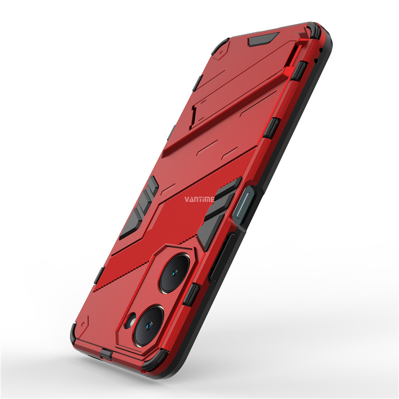 Vantime for vivo Y03 / Y03t / Y18 / Y18s 4G Y28s 5G Armor Case Kickstand Shockproof Matte Back Hard Cover. 