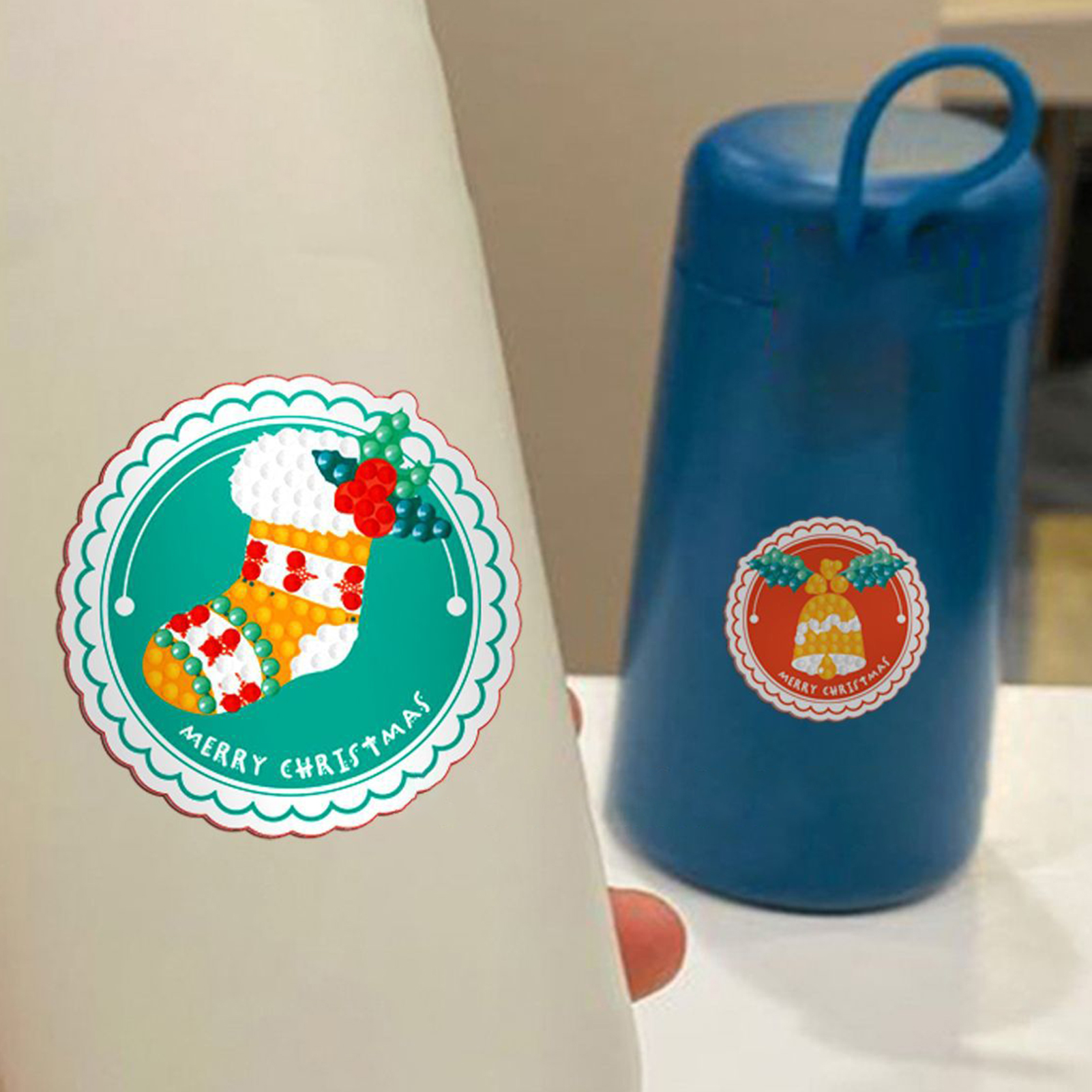 1 Set Diamond Painting Xmas Theme DIY Resin Practical Widely Applied Diamond Painting Kit for Home. 