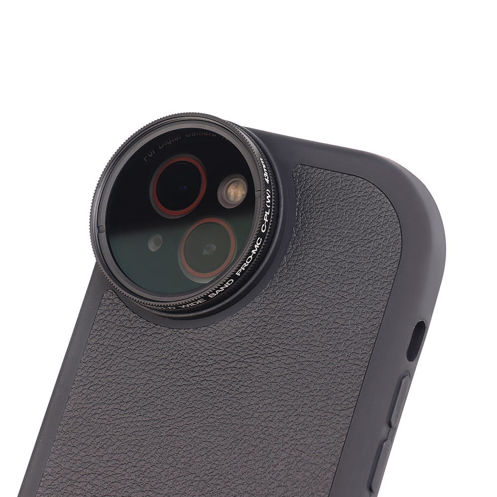 Mobile Phone Case Replaceable Filter For Iphone 11 12 13 14 Pro Max Phone Case With 43mm Interface Filter Ring MC-CPL ND Filter. 