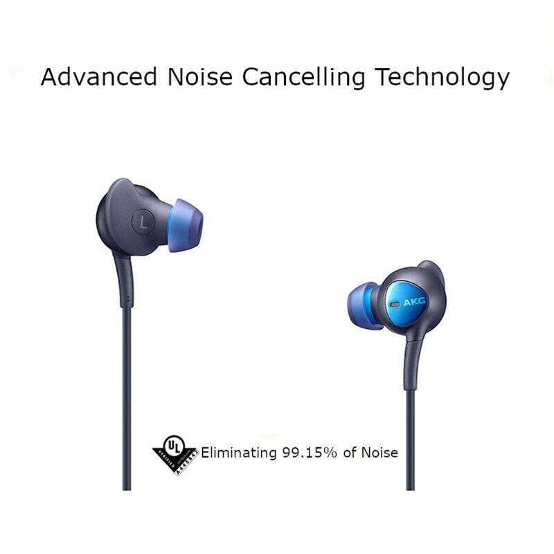 Samsung Type C ANC Earphones In-ear Wired Mic Volume Control USB-C Headset for Galaxy Note 10 + 20 S20 S21 Ultra A52. 