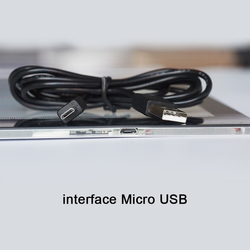 A3 Size 8W 5V LED Ultra-thin Stepless Dimming for Acrylic Copy Boards for Anime Sketch Drawing Sketchpad, with USB Cable. 