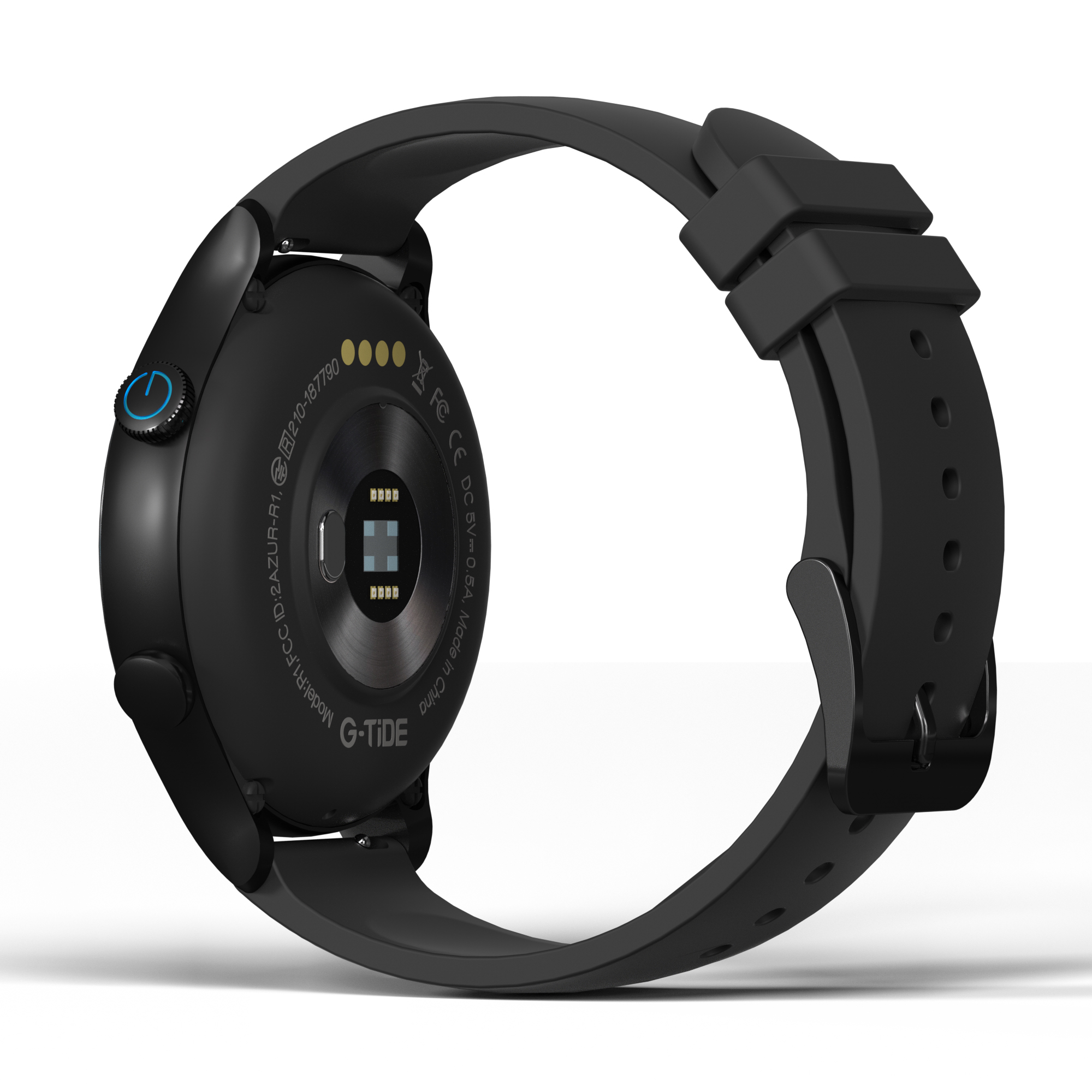G-TiDE R1 Bluetooth Calling Smartwatch with Heart Rate, Temperature Monitoring, Sleep Tracking Support.. 