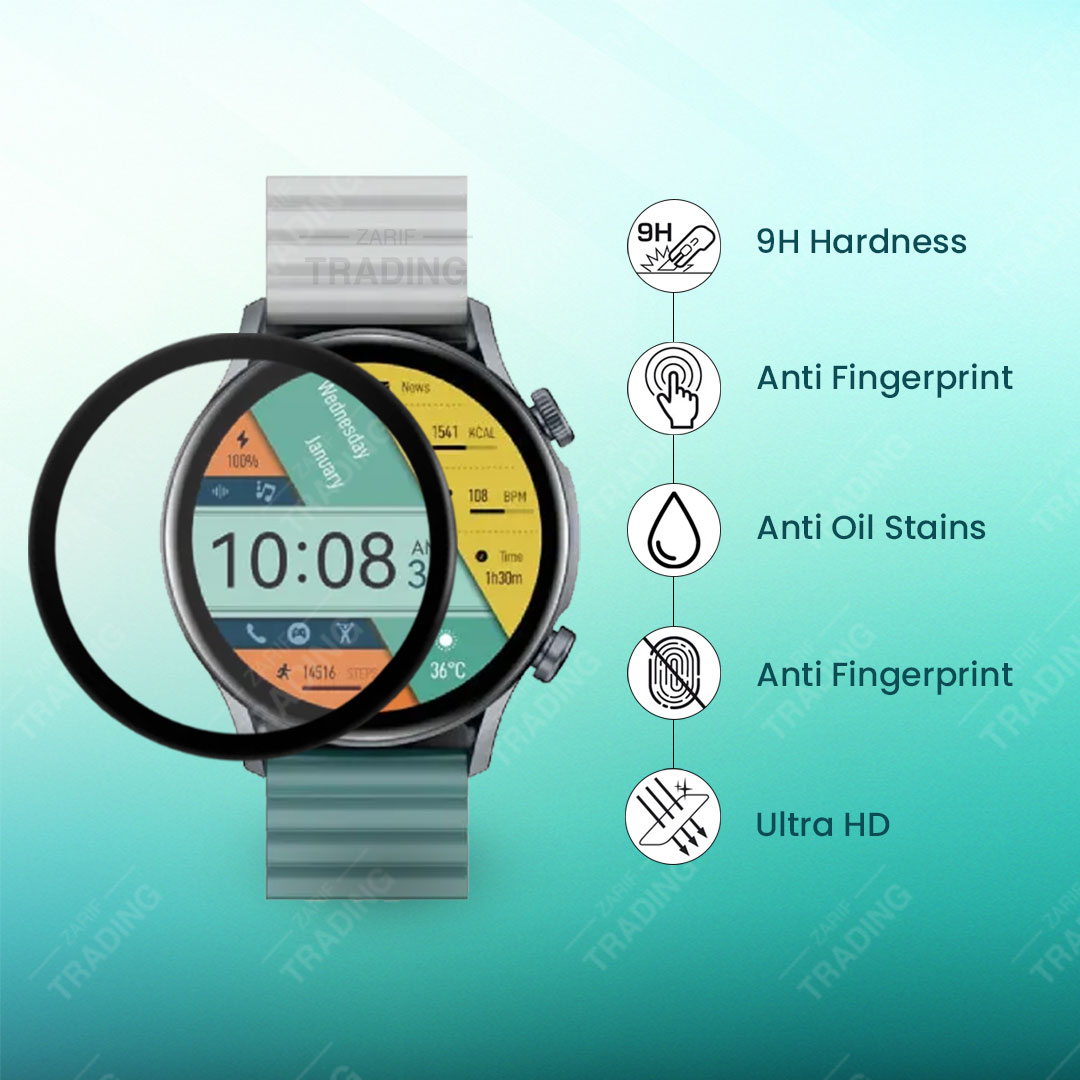 KIESLECT KR PRO LTD Smart Watch Full Coverage Plastic Screen Protector. 